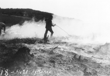 Maaninka, Tuovilanlahti. Kasken viertoa. Kuvausaika: 06.06.1928. Valokuvaaja: Ahti Rytk�nen. Kuopion kulttuurihistoriallisen museon kokoelmat.